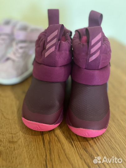 Демисезонные ботинки сапоги для девочки adidas 24