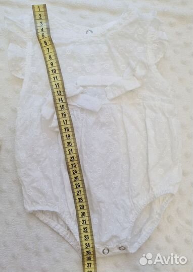 Хлопковое боди для девочки 62 размер