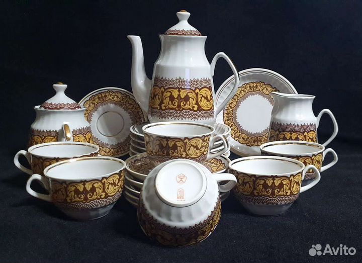 Сервиз кофейный рижский , фарфор СССР