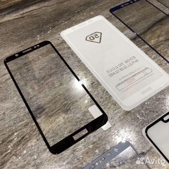 Защитное стекло 9D для Huawei