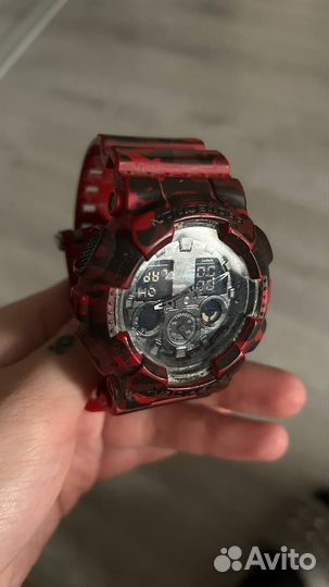 Часы casio g shock GA-100CM-4A