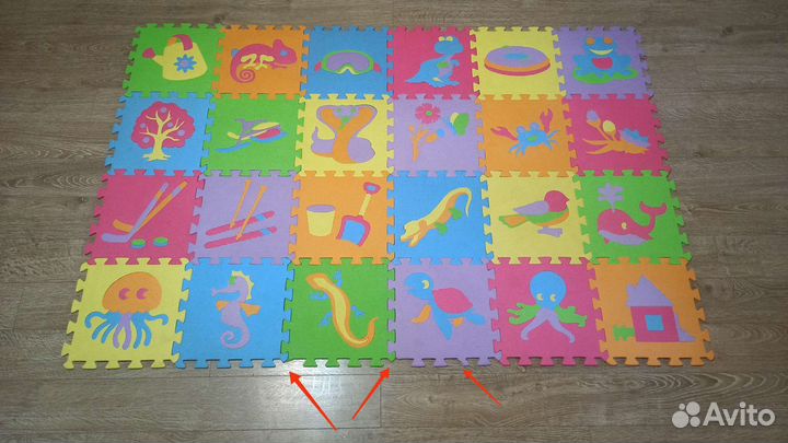 Развивающий коврик пазл