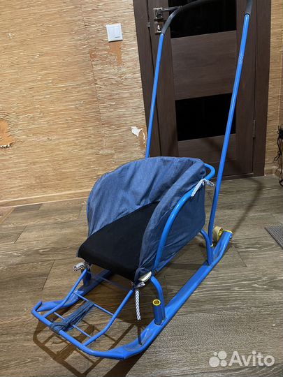 Детские санки с колесами