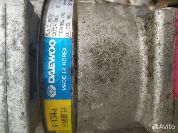 Компрессор кондиционера daewoo nexia