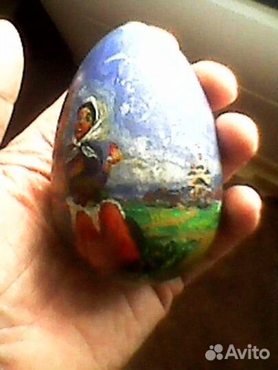 Пасхальное яйцо-дерево- русский стиль- 10 см