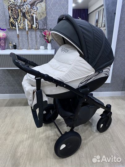 Коляска 3 в 1 Tutis zippy Графит (отл.сост)