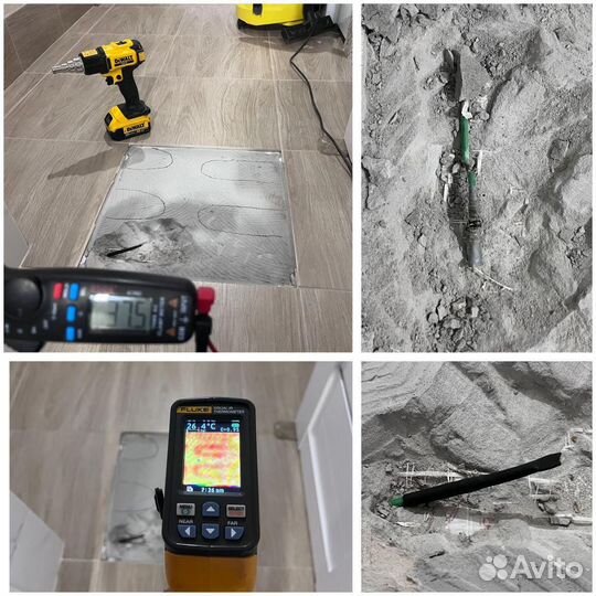 Ремонт электрического теплого пола