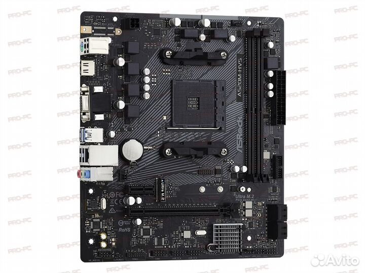 Материнская плата AM4 ASRock A520M-HVS