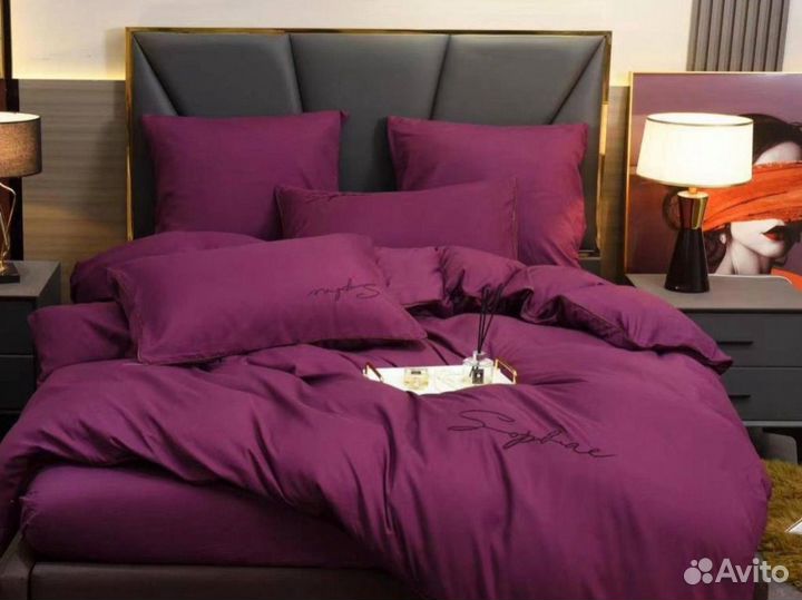 Постельное белье страйп-сатин