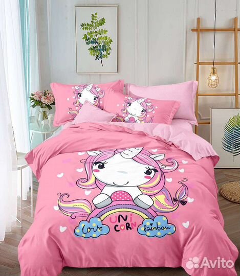 Постельное сатин 1,5ка детям