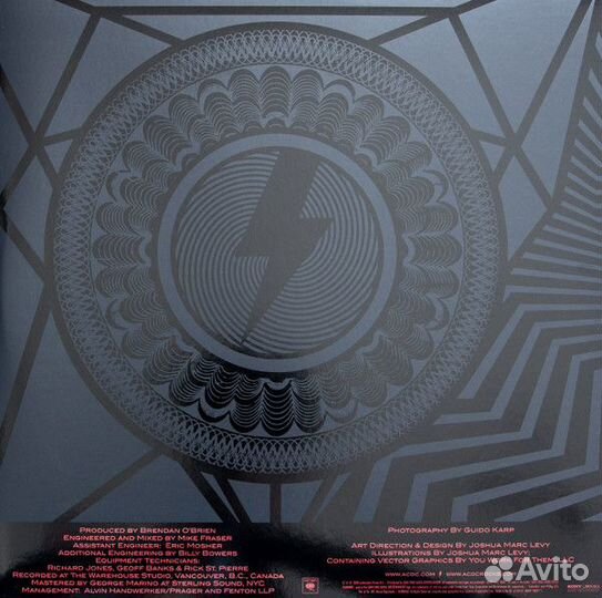 Виниловая пластинка AC/DC black ICE (180 gram/Gate