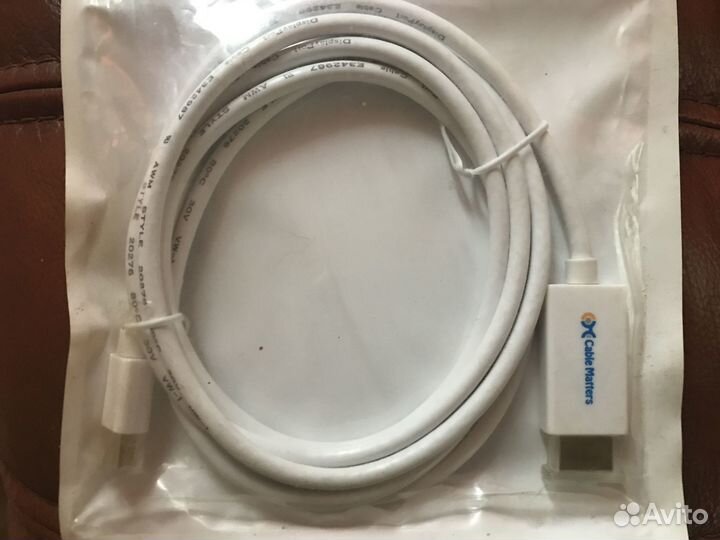 Кабель Mini DisplayPort to hdmi