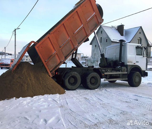 Щебень, песок с доставкой