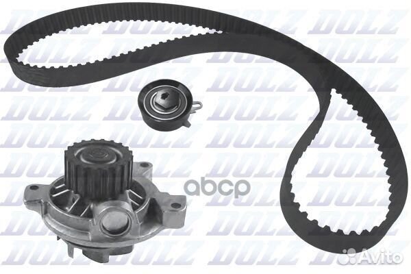 Ремкомплект грм с водяным насосом KD087 Dolz