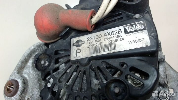 Генератор Nissan Micra K12E, 2007