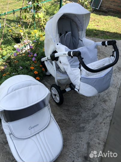 Коляска Adamex Carmen Indigo 2 в 1