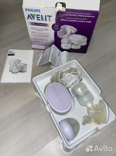 Молокоотсос avent электрический