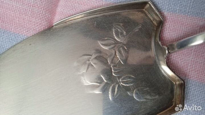 Винтаж. Лопатка для торта серебро