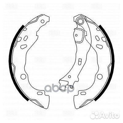 Колодки тормозные peugeot 1007 (05) /citroen C2