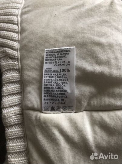 Шапка зимняя для девочки, 100 шерсть мериноса, 44