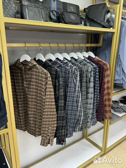 Рубашка kiton с капюшоном