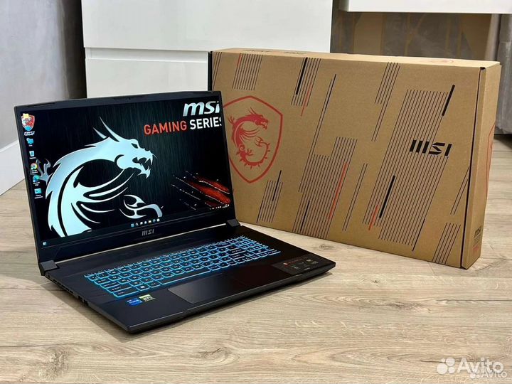 Огромный MSi 12 ядер i5-11400H 8Gb RTX3050Ti SSD