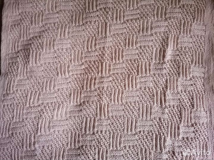 Плед детский вязаный ручная работа