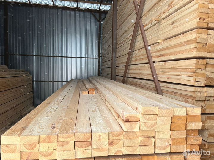 Брус обрезной 100х200х6000мм