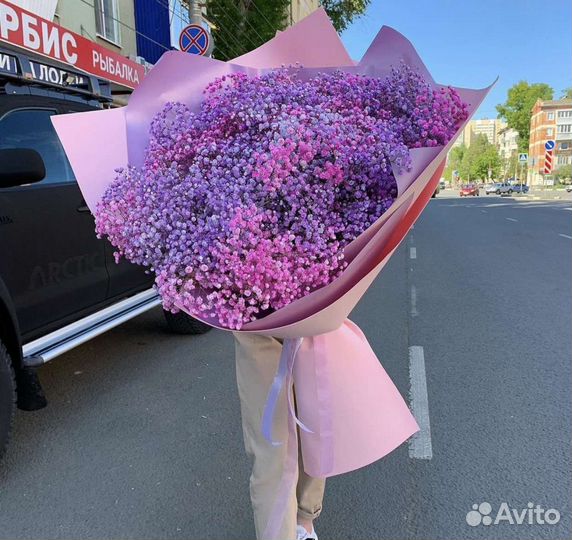 Букет из гипсофилы