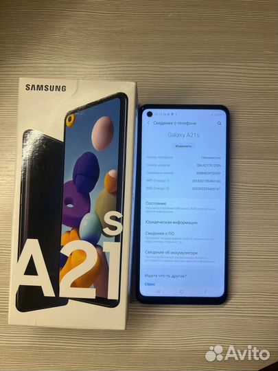 Samsung Galaxy A21s, 4/32 ГБ