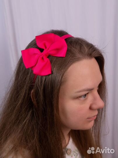 Ободок с бантом