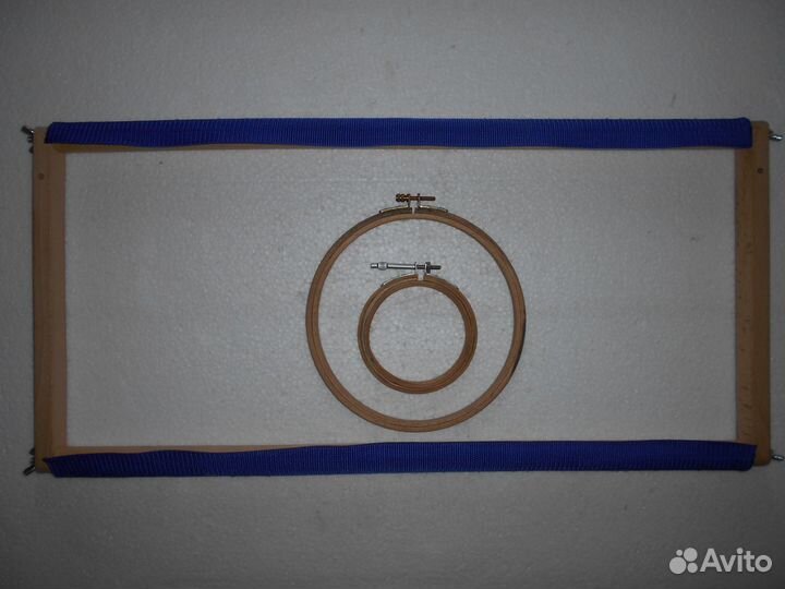 Рама для вышивки деревянная 30х60 см. новая