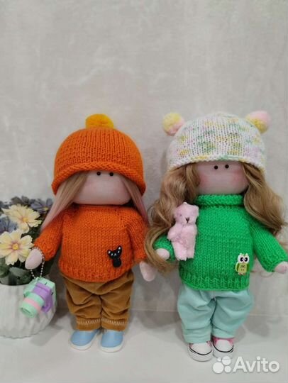 Интерьерная кукла ручной работы