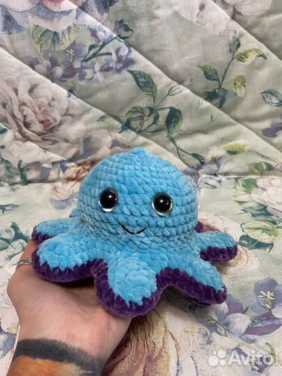 Мягкая игрушка Осьминог-перевертыш новая