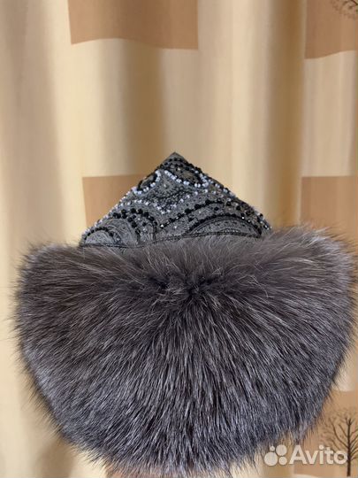 Шапка из чернобурки