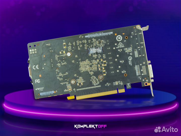 Видеокарта MSI GeForce GTX 1050 Ti OC