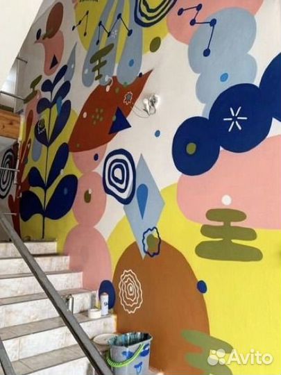 Роспись стен граффити