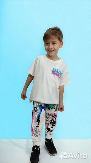 Футболка и штаны Zara Marvel 92,98,104,110,116