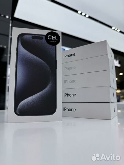 iPhone 15 Pro 256 гб синий титан (2Sim )