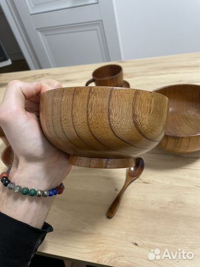 Посуда деревянная