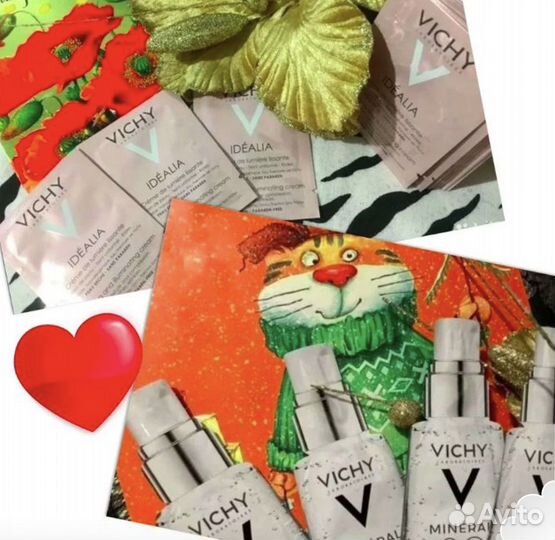 Vichy Idealia,Mineral 89 крем для лица и глаз