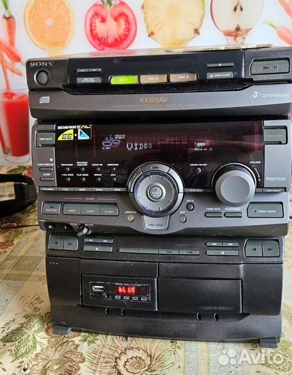 Музыкальный центр Sony HCD- RX100AV с блютусом мр3