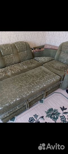 Угловой диван с креслом