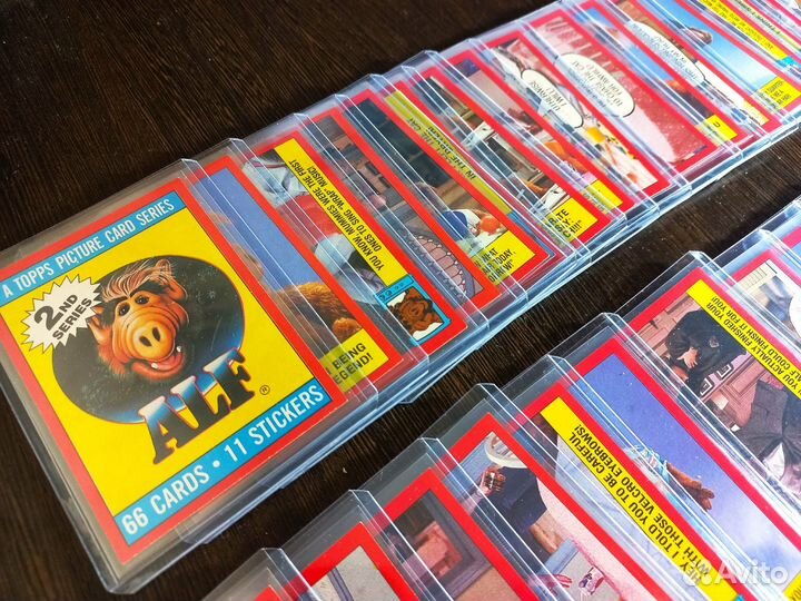 Коллекционные карты по Альфу от Topps (полный сет)