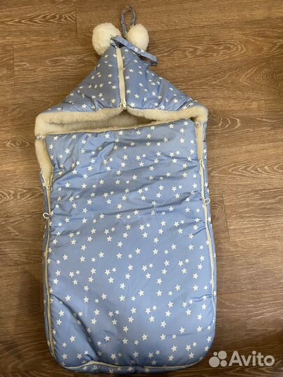 Зимний конверт в коляску