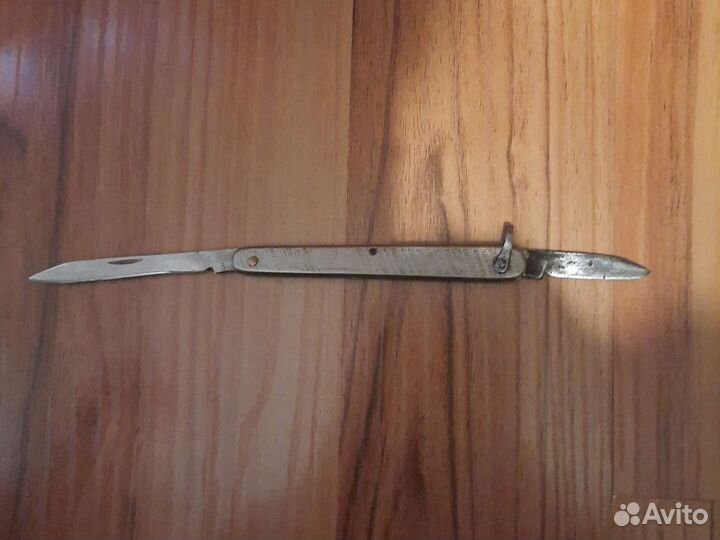 Нож складной СССР титан 2лезвия