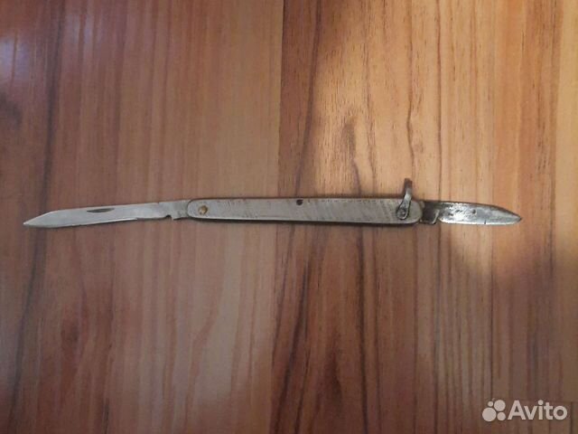 Нож складной СССР титан 2лезвия