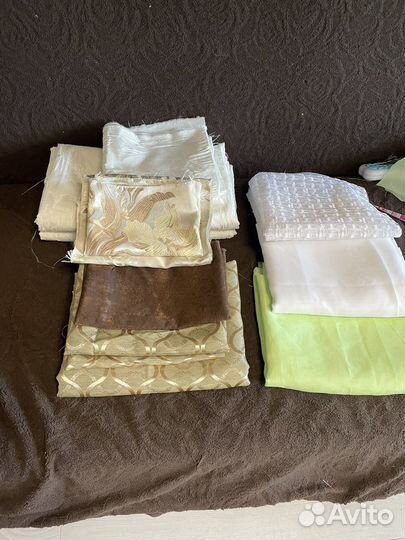 Лоскут от штор и тюли большие и маленькие пэчворк