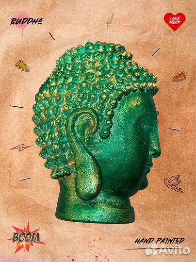 Статуэтка интерьерная гипсовая 