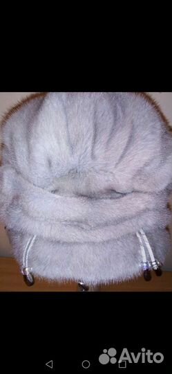 Шапки голубая норка